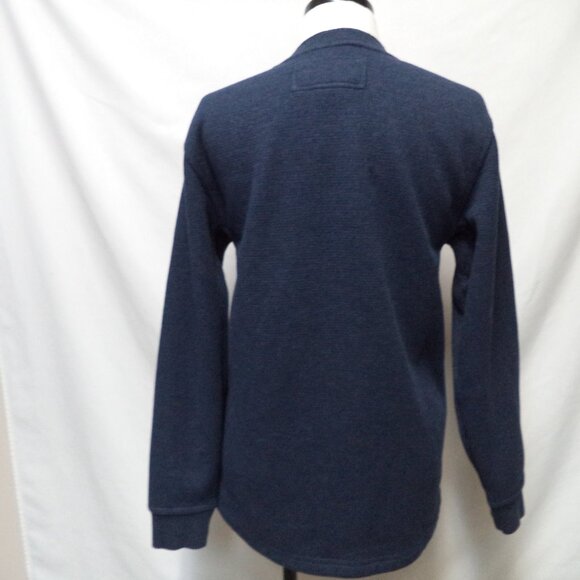 L.L. Bean Katahdin Waffle knit Fleece lined Henley Shirt Top Men Small Sm S - Picture 13 of 16